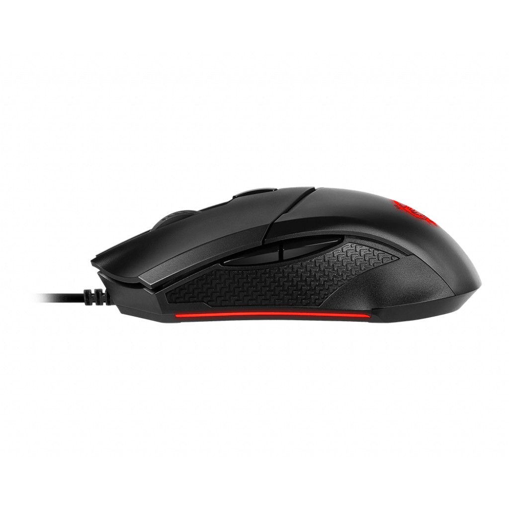 Maus me Kabllo MSI Clutch GM08 – Zezë - Figura 3