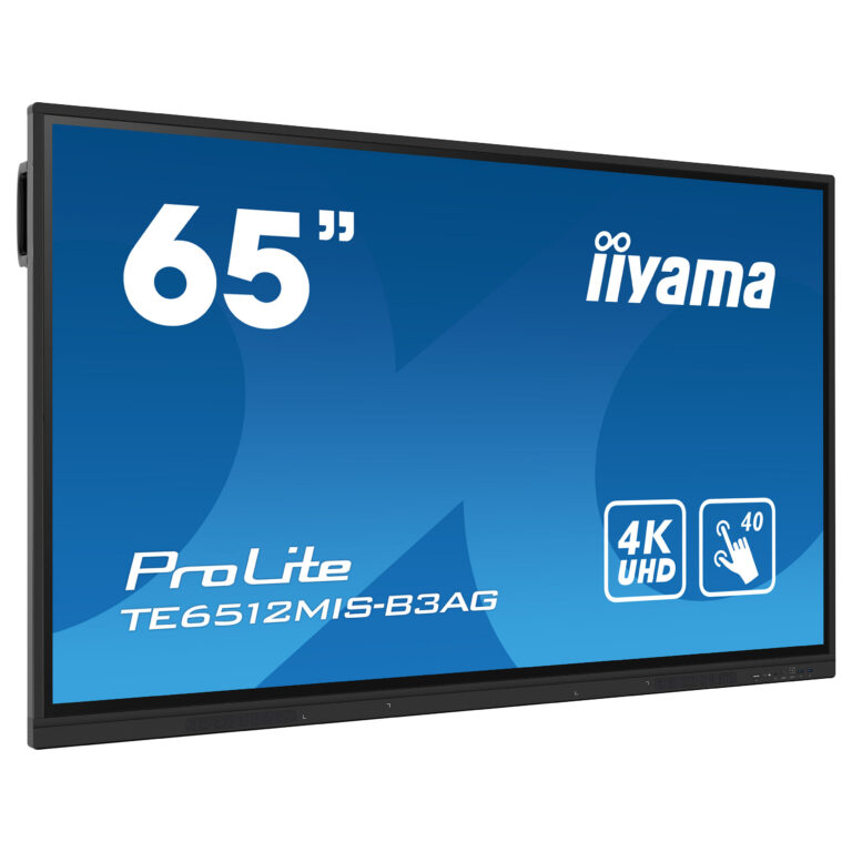 Ekran Interaktiv iiyama ProLite TE6512MIS-B3AG / 65"/ 4K Ultra HD IPS LCD Touch / 60Hz / 8ms / HDMI+VGA- Zezë