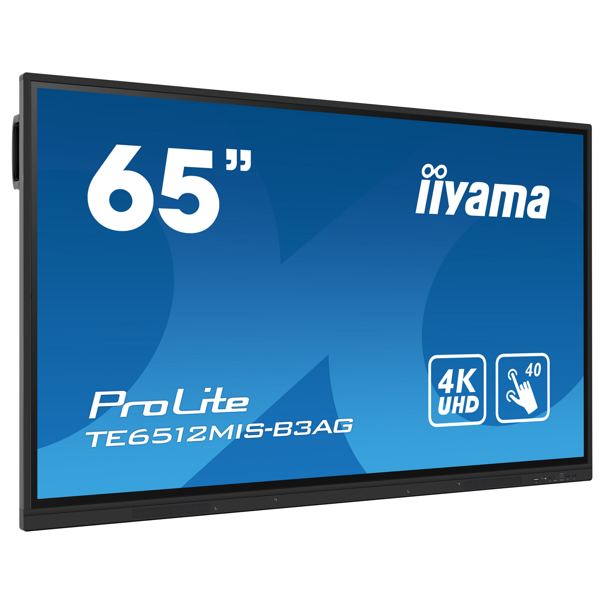 Ekran Interaktiv iiyama ProLite TE6512MIS-B3AG / 65"/ 4K Ultra HD IPS LCD Touch / 60Hz / 8ms / HDMI+VGA- Zezë