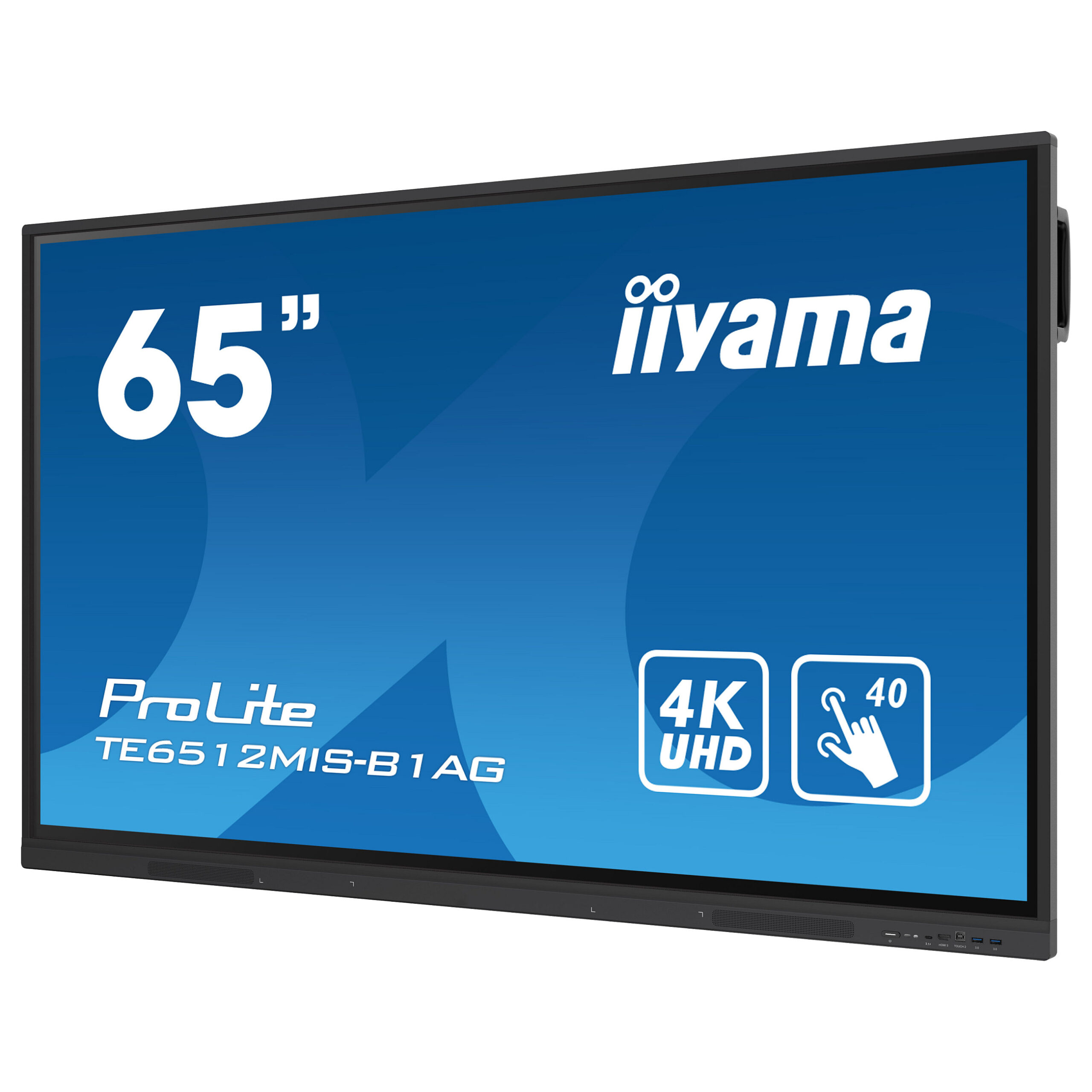 Ekran Interaktiv iiyama ProLite TE6512MIS-B3AG / 65"/ 4K Ultra HD IPS LCD Touch / 60Hz / 8ms / HDMI+VGA- Zezë - Figura 4