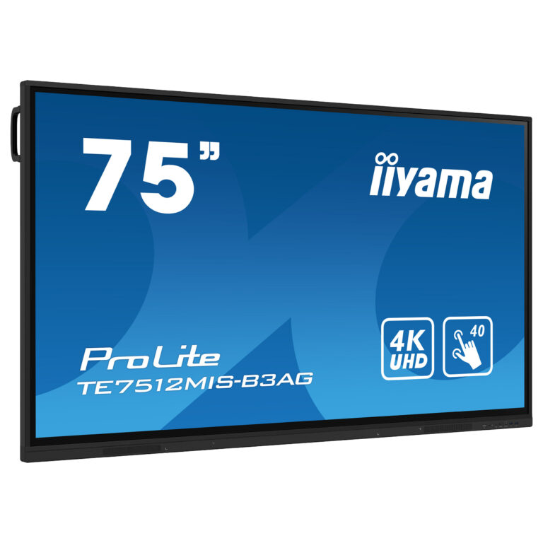 Monitor iiyama ProLite TE7512MIS-B3AG / 75"/  4K Ultra HD IPS / 60Hz / 8ms / HDMI+USB+VGA - Zezë