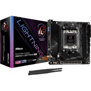 Pllakë Amë MB AMD B650I Lightning WiFi AM5 mITX HDMI DDR5 - AMD Sockel AM5 (Ryzen Zen4)