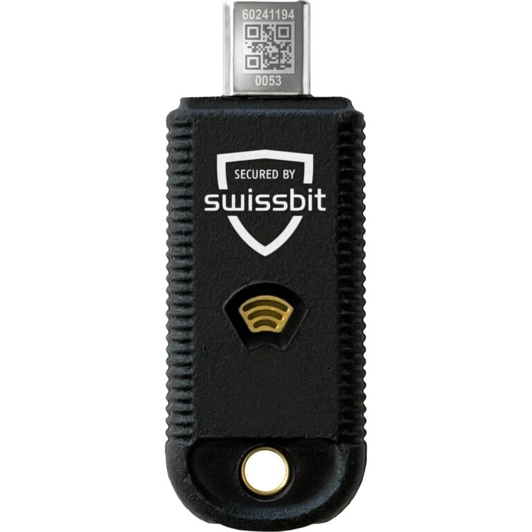 NFC Swissbit iShield Key Pro USB-A/NFC Security Key - e zezë