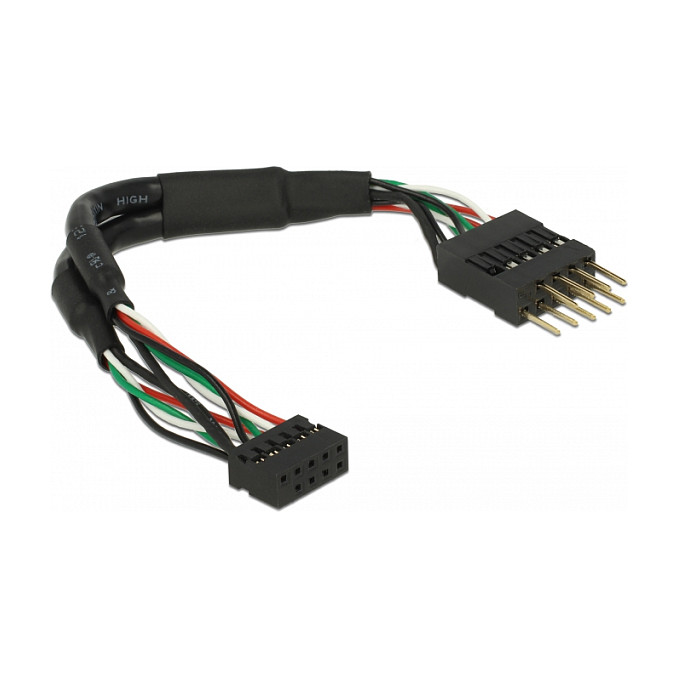 Kabllo USB DeLock USB 2.0 Pin Header > 10-Pin Header / 12cm - Zezë