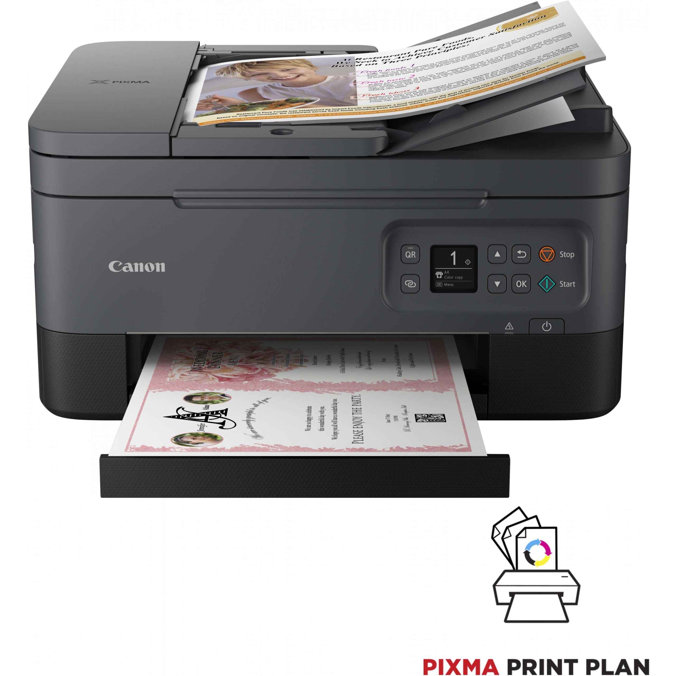 Printer Multifunksional Canon PIXMA TS7450i / Inkjet / 3‑in‑1 / A4 / WiFi / Duplex / ADF - Zezë