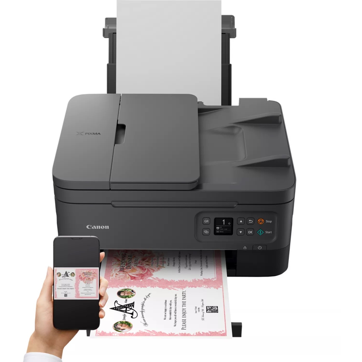 Printer Multifunksional Canon PIXMA TS7450i / Inkjet / 3‑in‑1 / A4 / WiFi / Duplex / ADF - Zezë - Figura 3