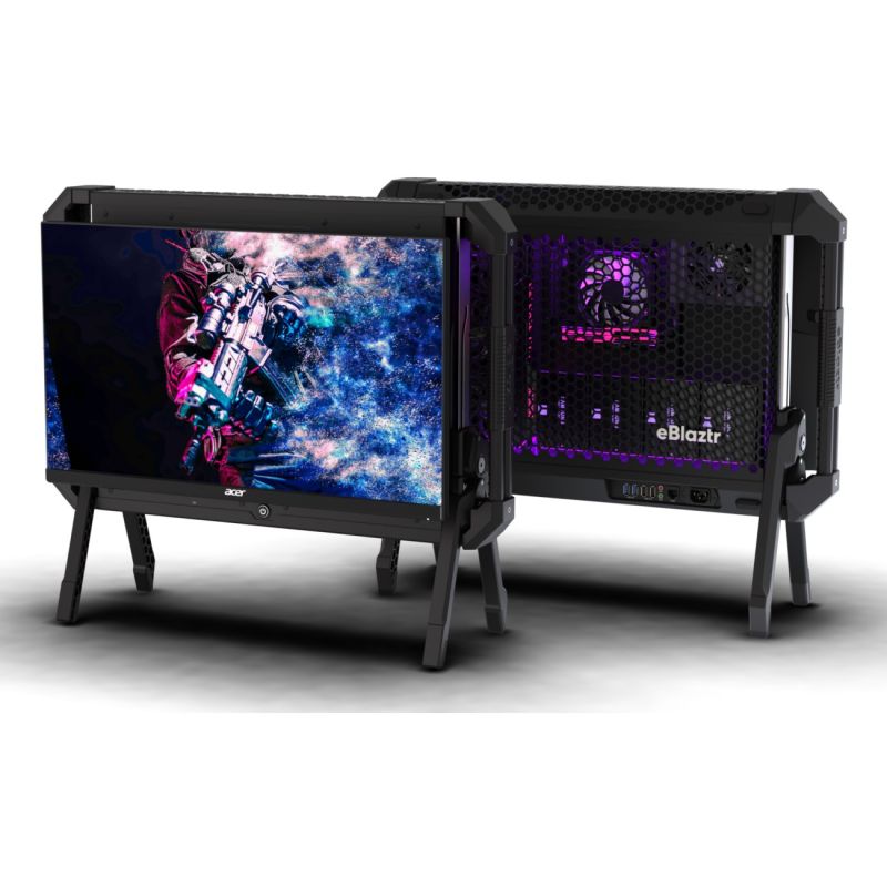 Kasë eBlaztr Portable Gaming Desktop - Zezë - Figura 2