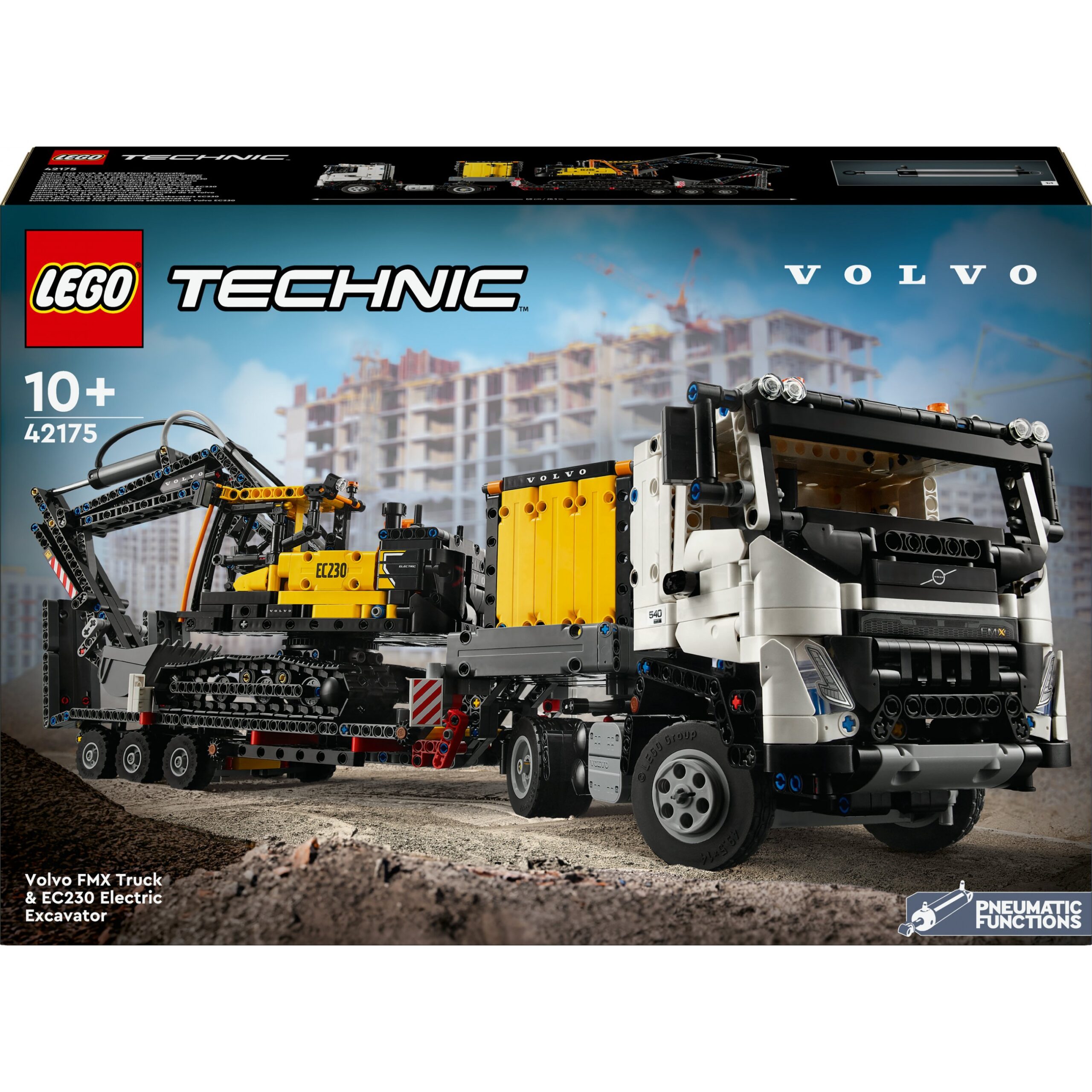 LEGO Technic Volvo FMX Truck with EC230 Electric Crawler Excavator 42175