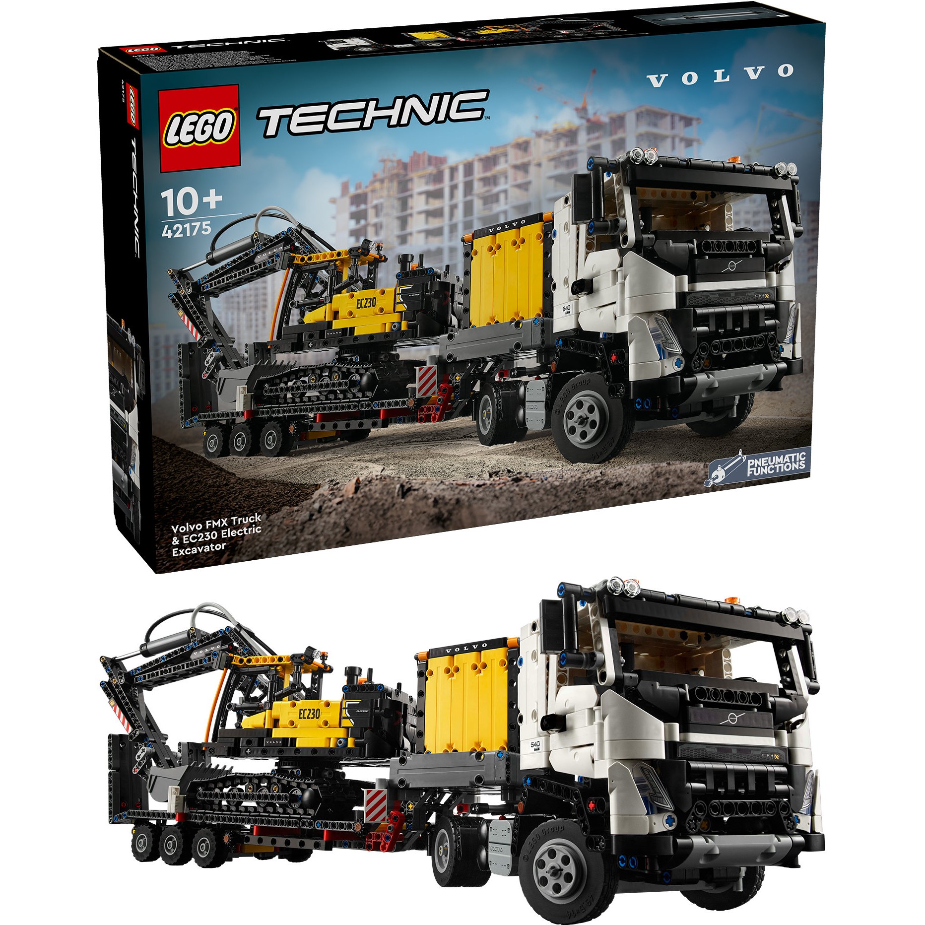 LEGO Technic Volvo FMX Truck with EC230 Electric Crawler Excavator 42175 - Figura 3