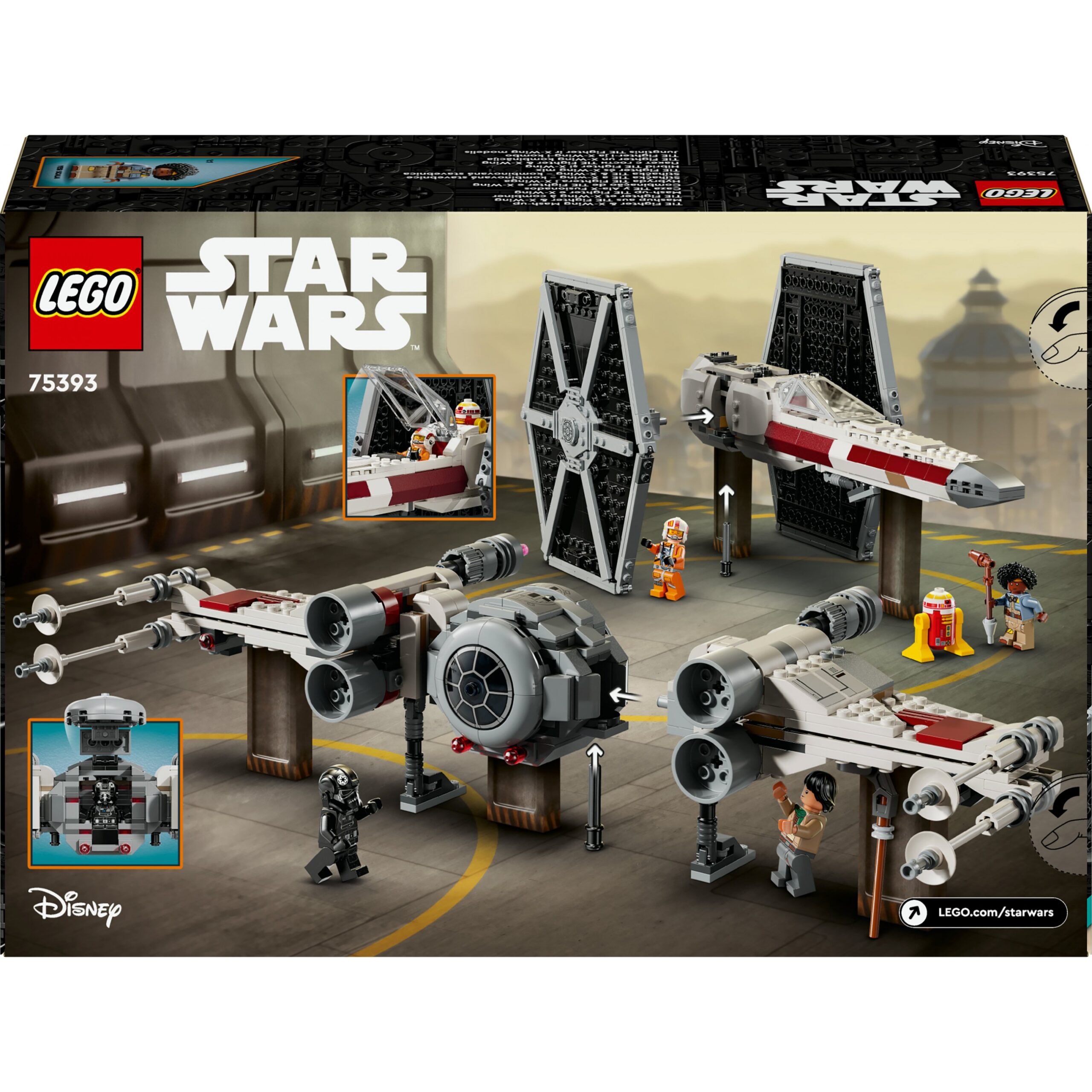 LEGO Star Wars TIE Fighter & X-Wing Mash-Up 75393 - Figura 4