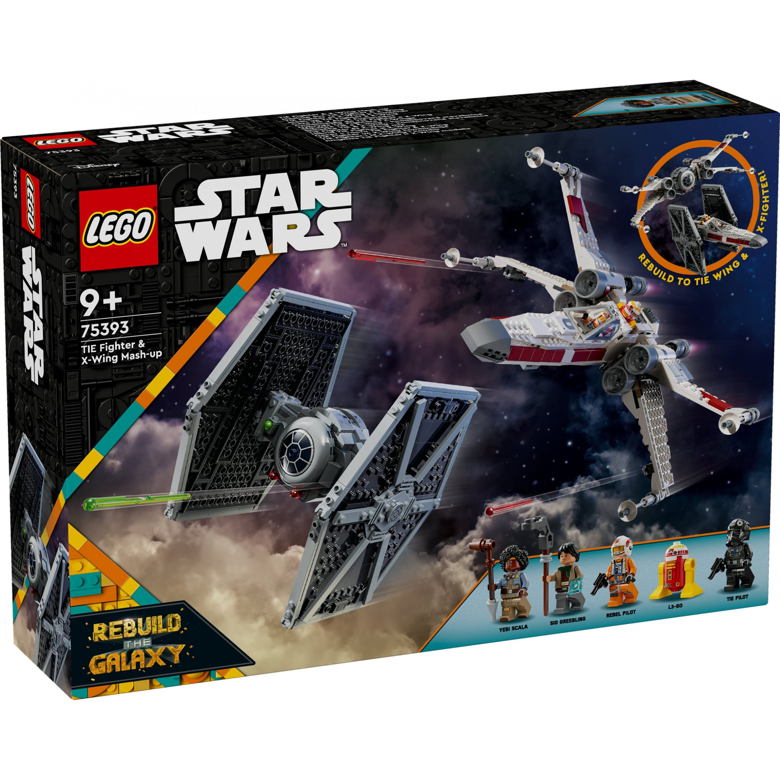 LEGO Star Wars TIE Fighter & X-Wing Mash-Up 75393 - Figura 5