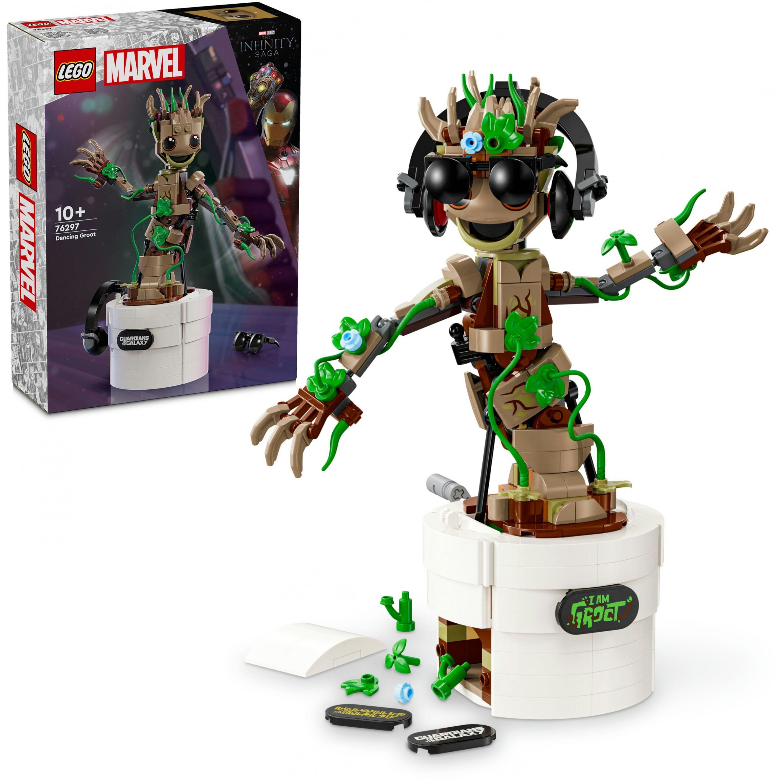 LEGO Marvel Super Heroes Dancing Groot 76297 - Figura 3