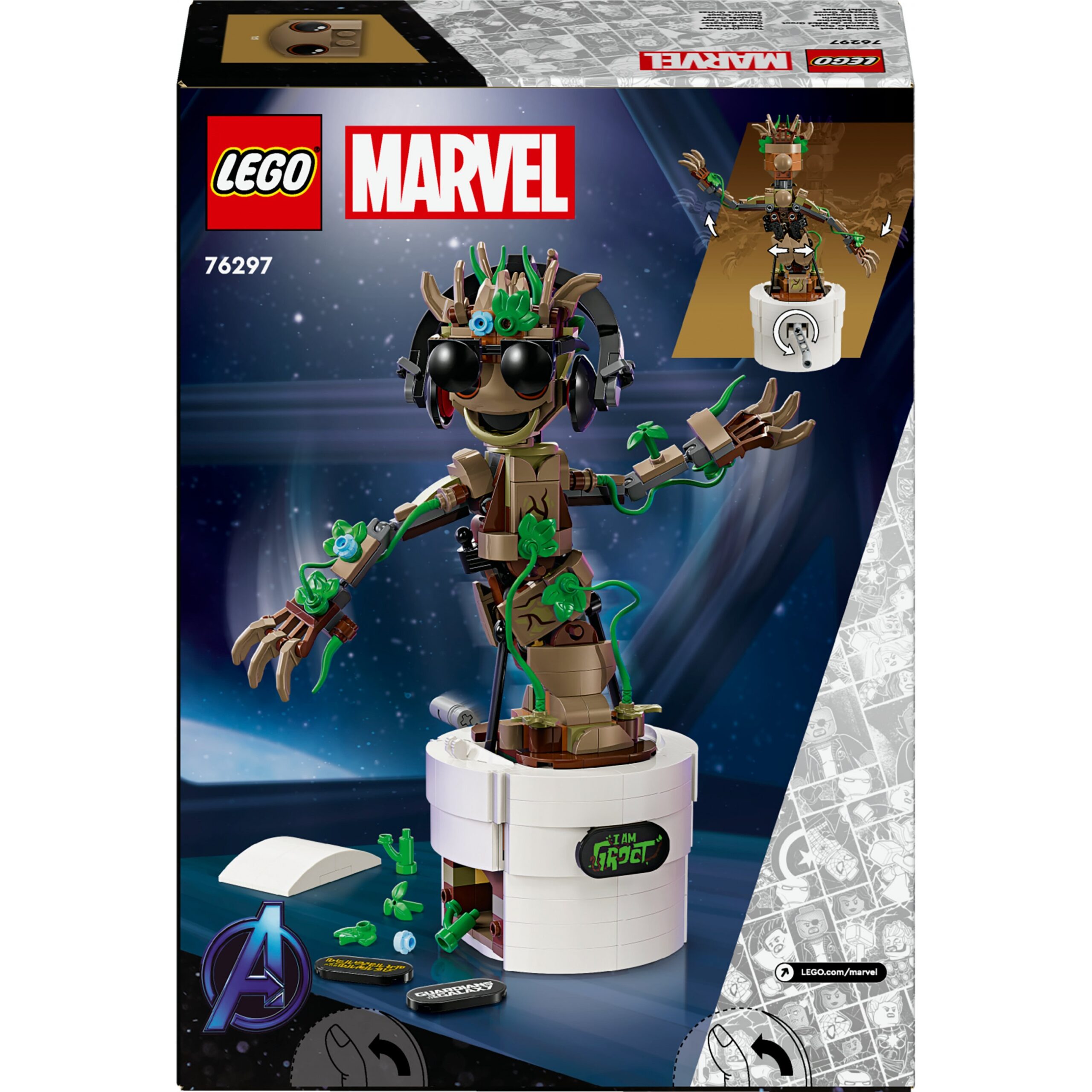 LEGO Marvel Super Heroes Dancing Groot 76297 - Figura 5