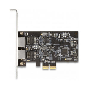 Kartë rrjeti DeLock 2-Port RJ45 2.5 Gigabit LAN i225 PCI Express