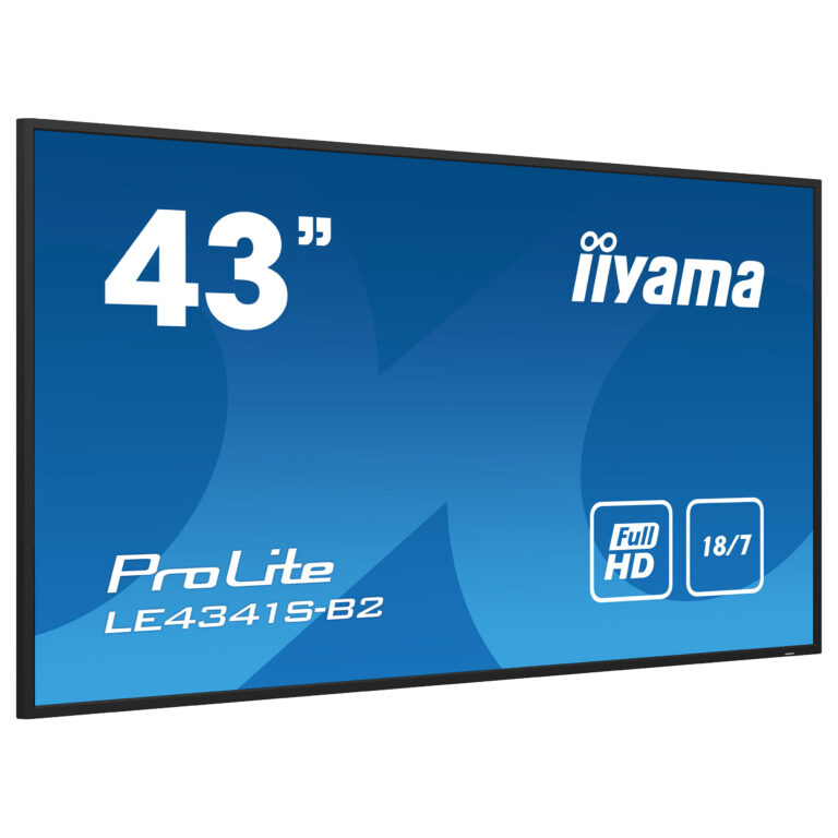 Ekran Prezantues IIYAMA LE4341S-B2 / 43"/ Full HD LCD IPS / 60Hz / 8ms / HDMI+VGA - Zezë