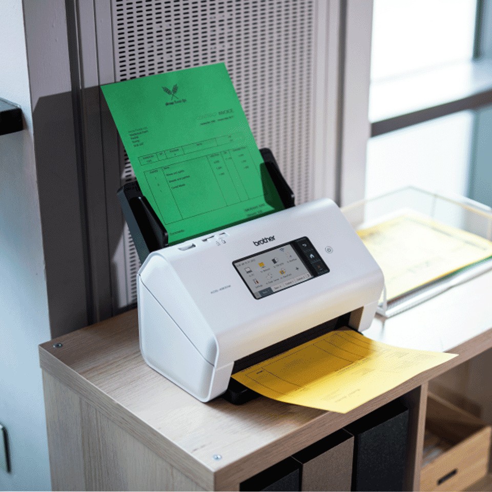 Skaner BROTHER ADS-4900W Document Scanner with ADF Duplex 60 ppm USB 3.0 LAN Wi-Fi - Bardhë - Figura 2