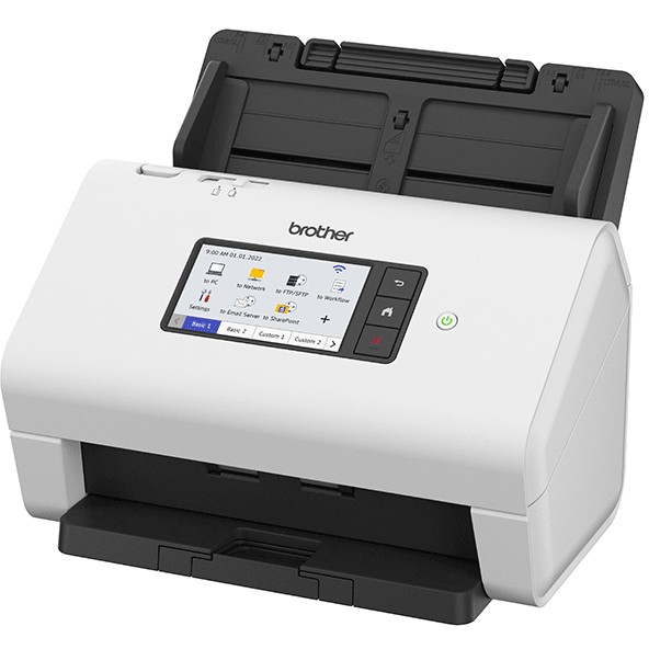 Skaner BROTHER ADS-4900W Document Scanner with ADF Duplex 60 ppm USB 3.0 LAN Wi-Fi - Bardhë - Figura 5