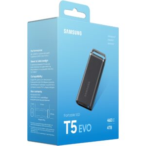 SSD e Jashtme 4TB Samsung Portable T5 EVO USB 3.2 Gen1 Black retail