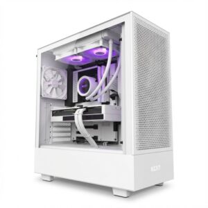 Kasë NZXT H5 Flow Midi Tower - Bardhë