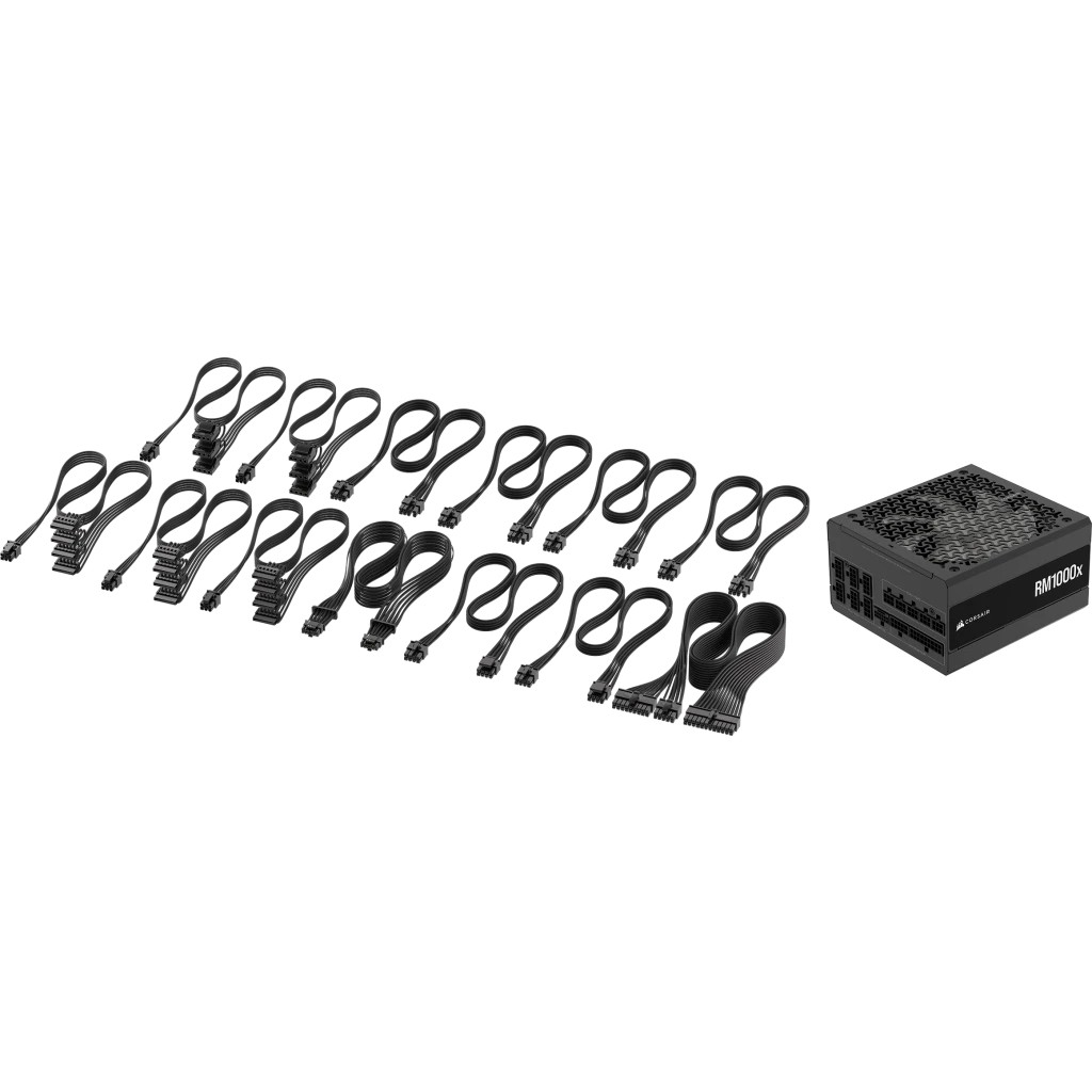 Furnizues Energjie PSU Corsair RM1000x 1000W ATX Power Supply / Modular / 80+ Gold – Zezë - Figura 3