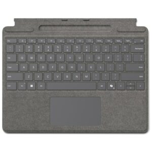 Aksesorë për tablet Microsoft Surface Pro 10 / 11 / FB – Alcantara Platinum Keyboard with integrated Copilot key