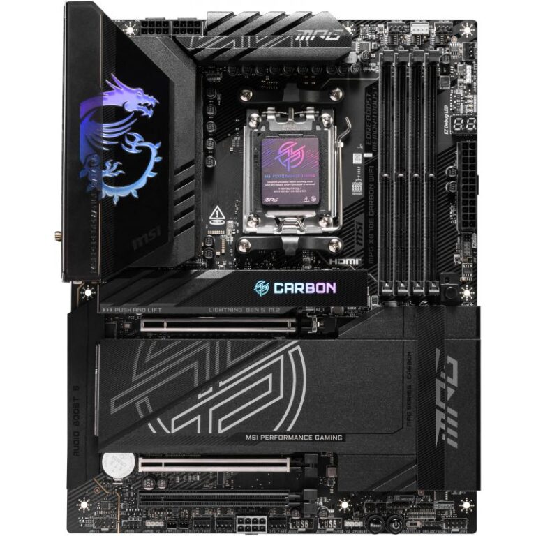 Pllakë Amë MB AMD AM5 MSI MPG X870E CARBON WIFI ATX