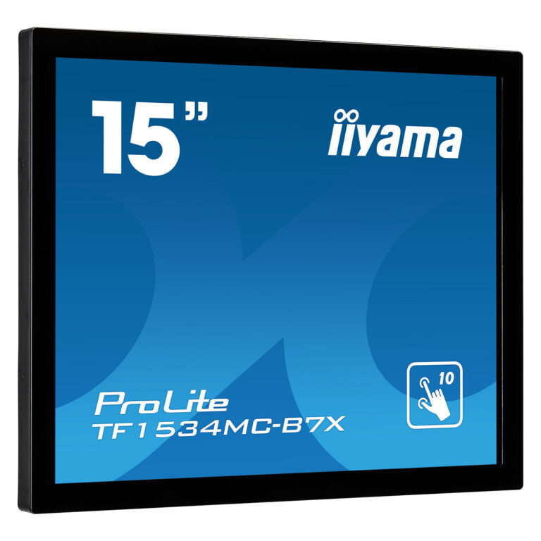 Monitor IIYAMA TF1534MC-B7X / 15"/ XGA TN / LED / Touchscreen / 60 kHz / 8 ms / HDMI+VGA+DP+USB+HDCP - Zezë