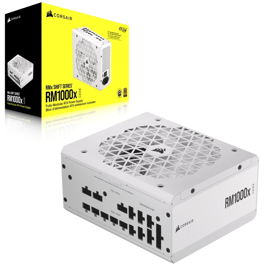 Furnizues Energjie 1000W Corsair RMx Series RM1000x SHIFT E bardhe | 80+ Gold - Figura 2