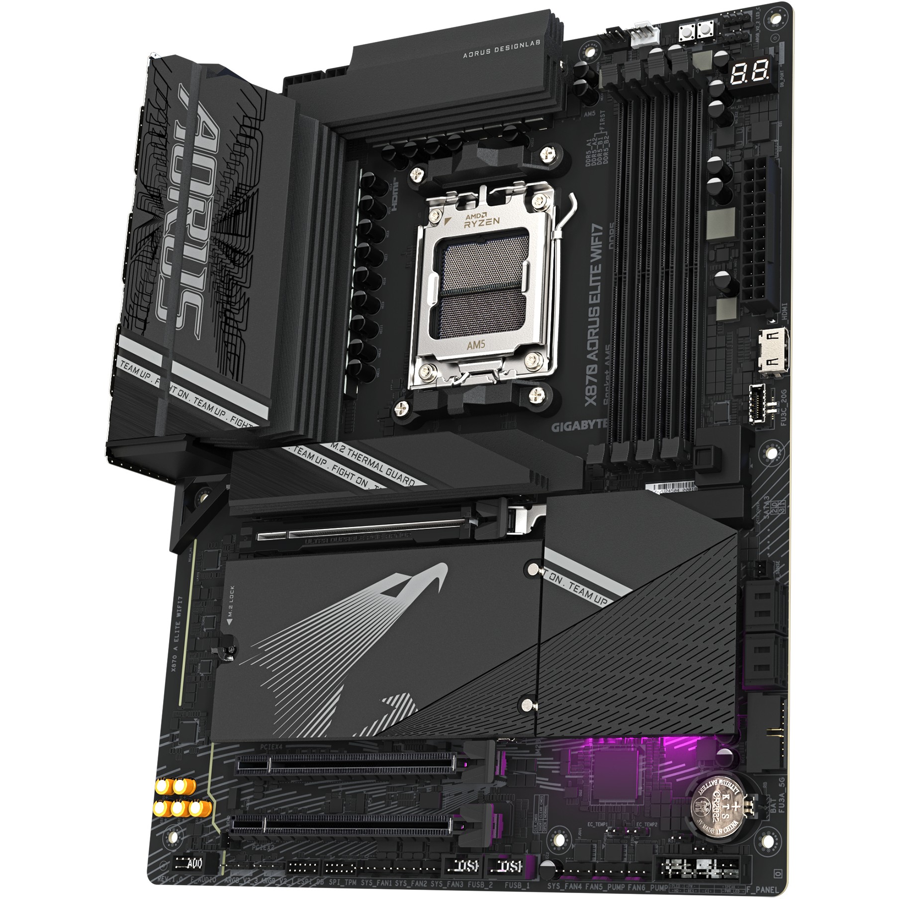 Pllakë Amë MB Intel AM5 Gigabyte X870 Aorus Elite Wifi7 ATX - Figura 4