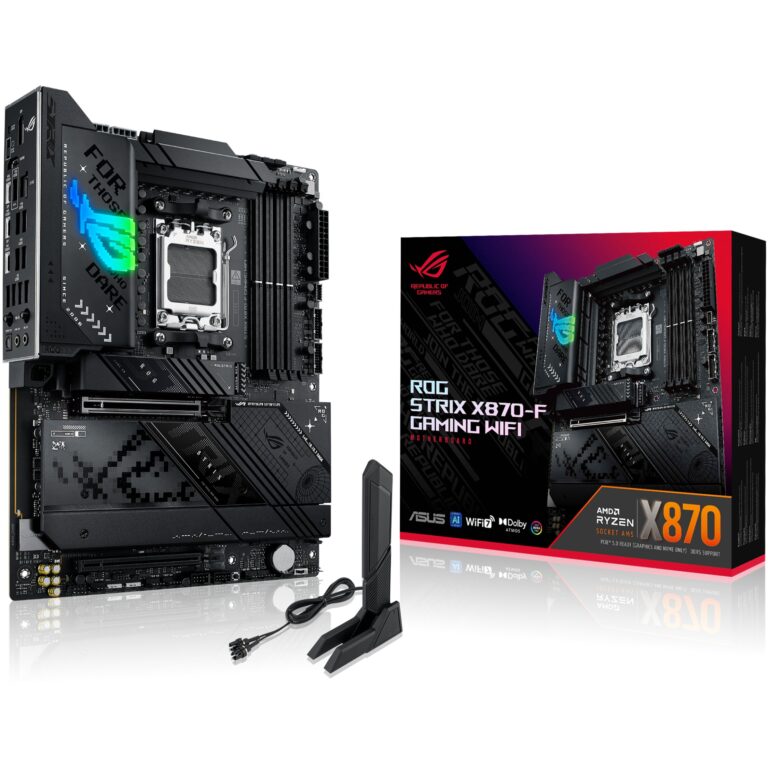 Pllakë Amë MB AMD AM5 ASUS ROG STRIX X870-F Gaming WIFI ATX