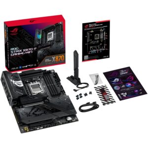 Pllakë Amë MB AMD AM5 ASUS ROG STRIX X870-F Gaming WIFI ATX