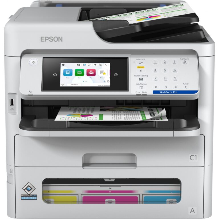 Printer Multifunksional Epson WorkForce Pro EM-C800RDWF / USB / LAN / WLAN / 4800x1200 dpi / 25 ppm