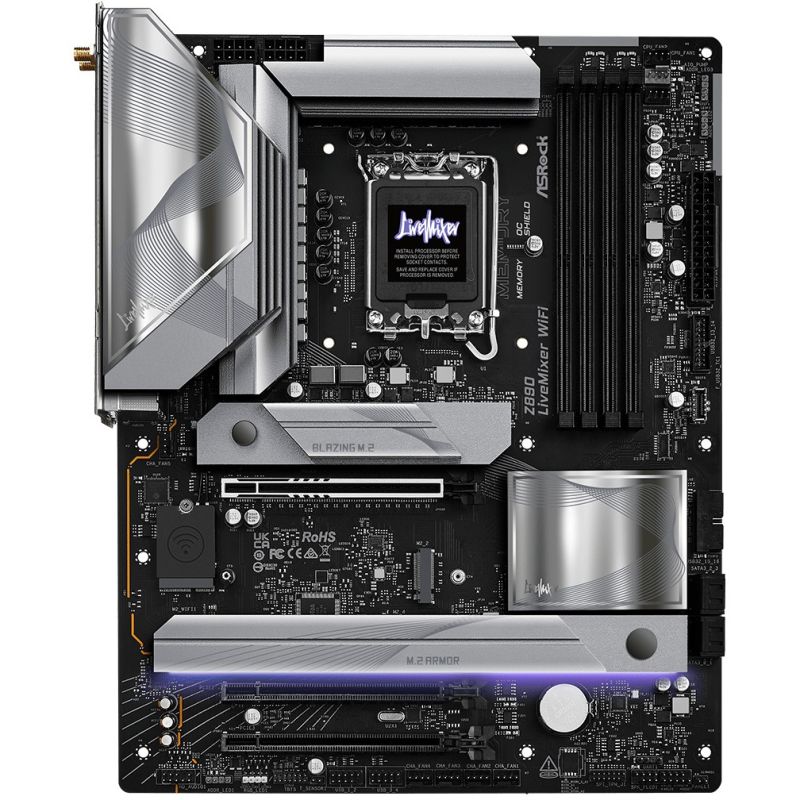 Pllakë amë ASROCK Z890 LiveMixer WiFi (1851) (D) - Figura 2