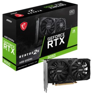 Kartelë Grafike Nvidia RTX 3050 6GB MSI VENTUS 2E E OC GDDR6