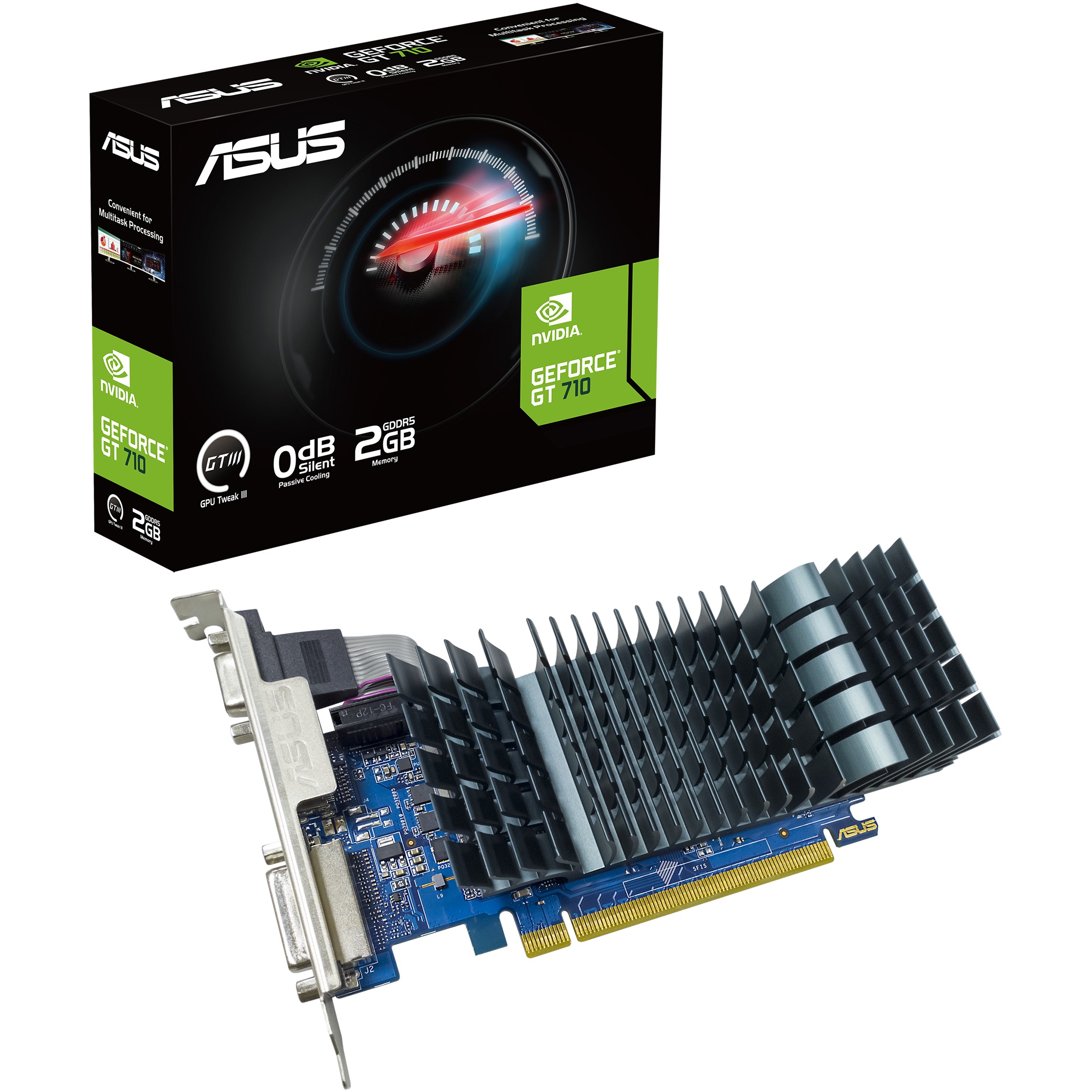 Kartelë grafike NVIDIA GT710 2GB Asus Evo LP passiv DDR3 - Figura 4