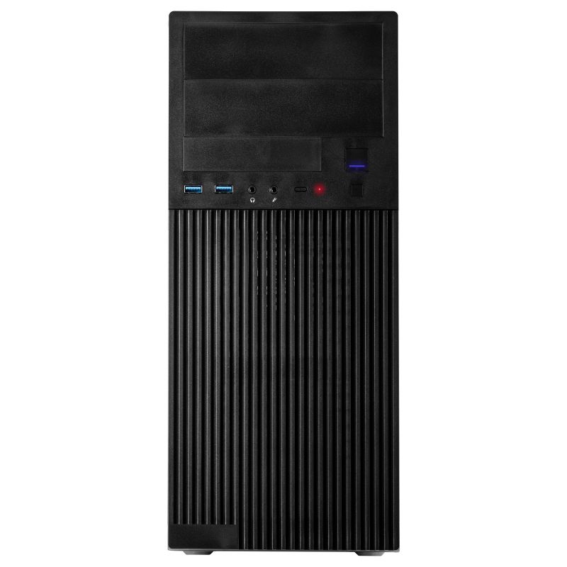 Kasë Midi Tower Inter-Tech / ATX / IT-2815 Linear – Zezë - Figura 4