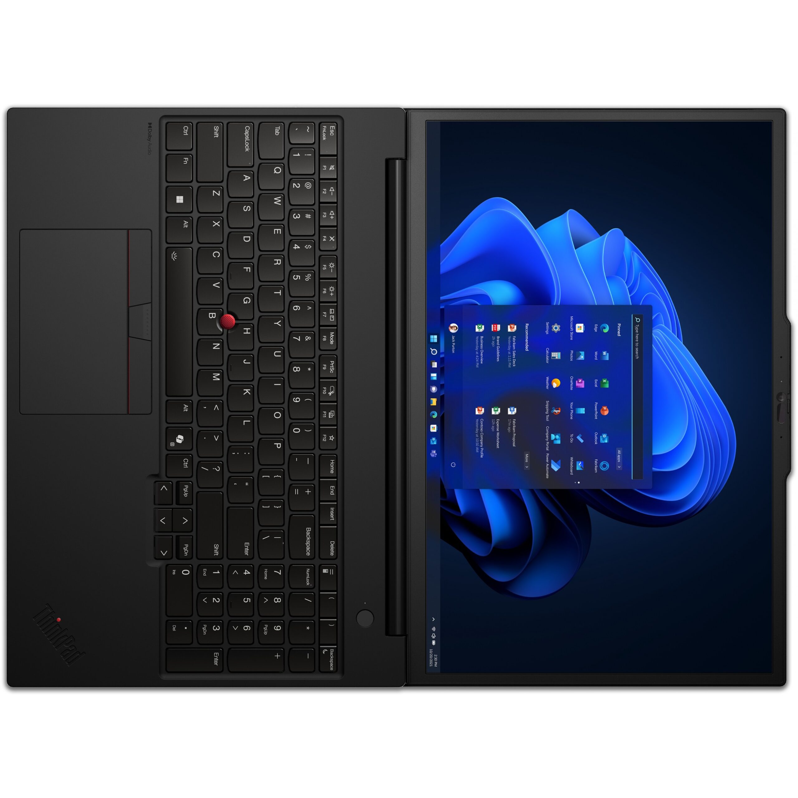 Laptop Lenovo ThinkPad P16s G3 21KS / Core Ultra 7 155H / 32GB / 1TB / 16 inch WUXGA IPS / RTX A500 Ada 4GB / e zezë - Figura 3