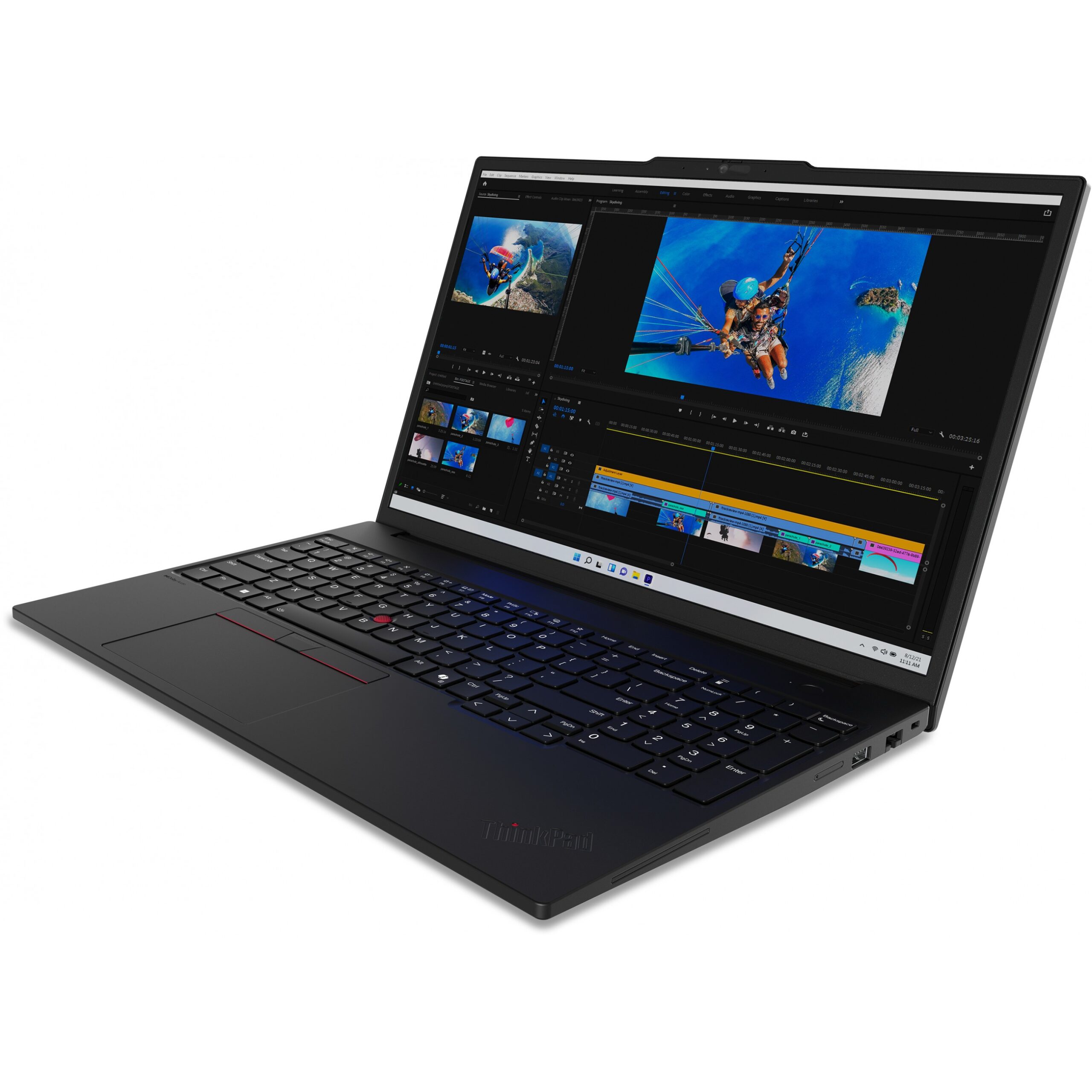 Laptop Lenovo ThinkPad P16s G3 21KS / Core Ultra 7 155H / 32GB / 1TB / 16 inch WUXGA IPS / RTX A500 Ada 4GB / e zezë - Figura 5