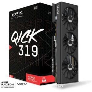 Kartelë Grafike AMD RX 7700 XT 12GB XFX Speedster QICK319 Black Edition GDDR6 3 Fan