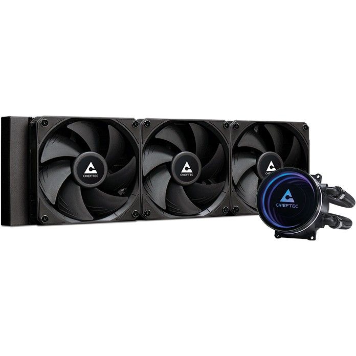 Ftohës për Procesor K Cooler Water Cooling Chieftec Iceberg 360 DARK Multi Cooler | 1700 | 1200 | 1150 | 1151 | 1155 | 1156 | 1851 | AM5/4/3+/2+/2