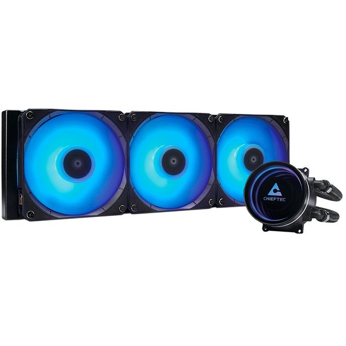 Ftohës për Procesor K Cooler Water Cooling Chieftec Iceberg 360 RGB multi Cooler | 1700| 1200| 1150| 1151| 1155| 1156| 1851| AM5/4/3+/2+/2