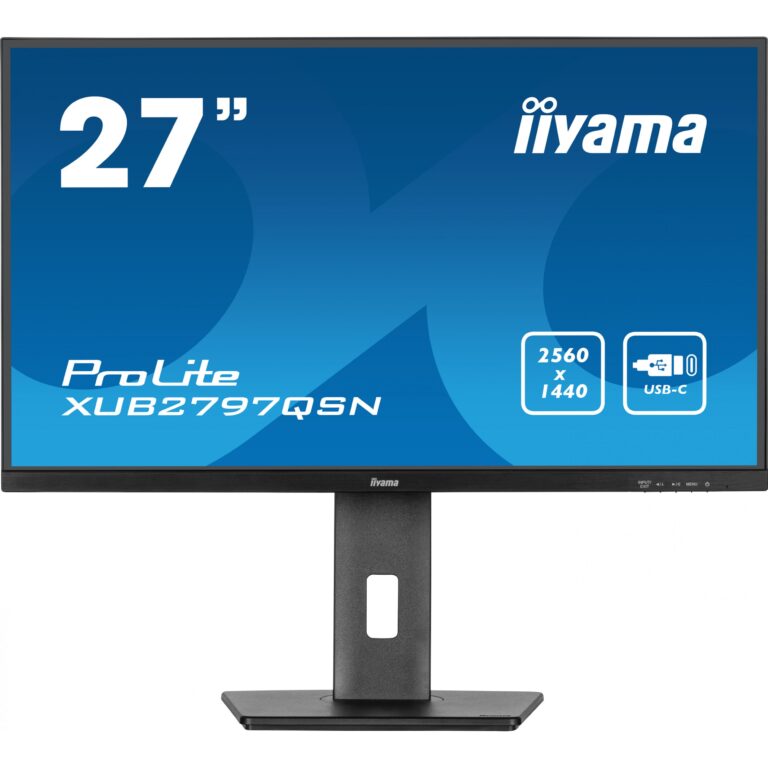 Monitor iiyama XUB2797QSN-B2 / 27 Inch / 2K Ultra HD / 100Hz / 1ms / I zi