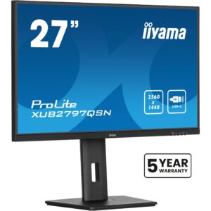 Monitor iiyama XUB2797QSN-B2 / 27 Inch / 2K Ultra HD / 100Hz / 1ms / I zi