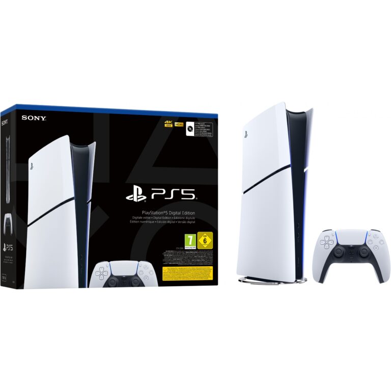 PS5 Sony PlayStation 5 Slim Digital Edition, i bardhë