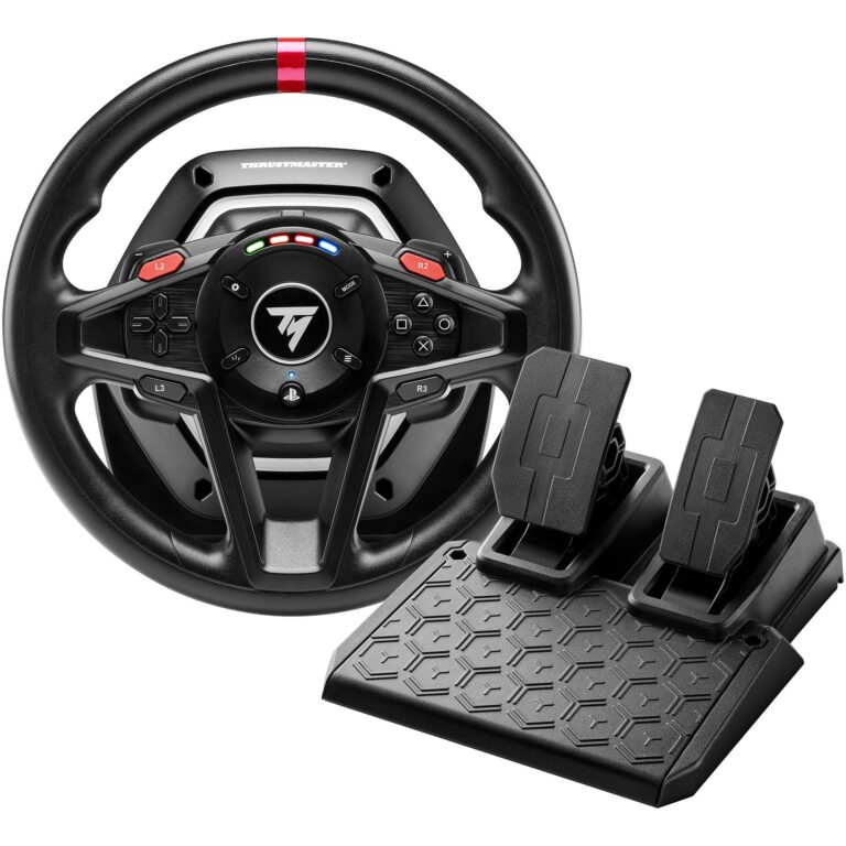 Përkthimi në shqip është: "Kontroller për Xbox Thrustmaster T128 PS5/PS4/PC
