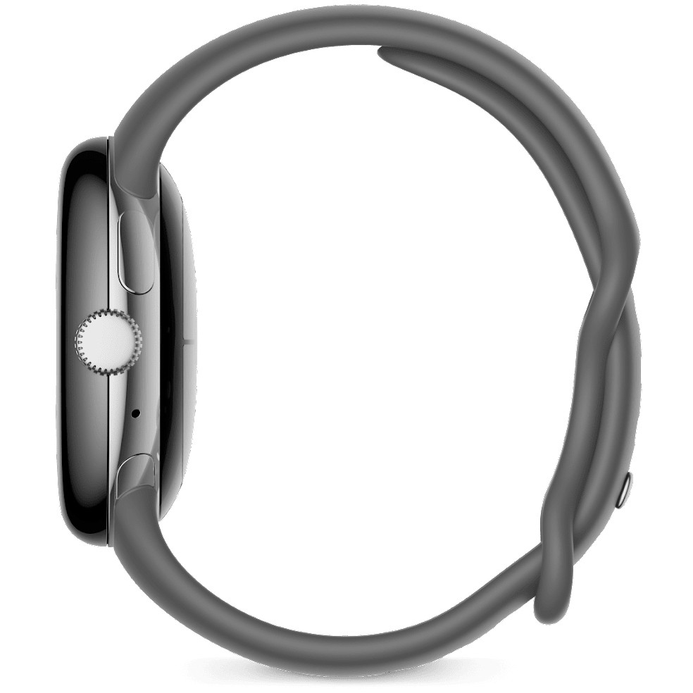 Orë e mençur Google Pixel Watch- polished silver stainless steel 41mm charcoal active band - Figura 3