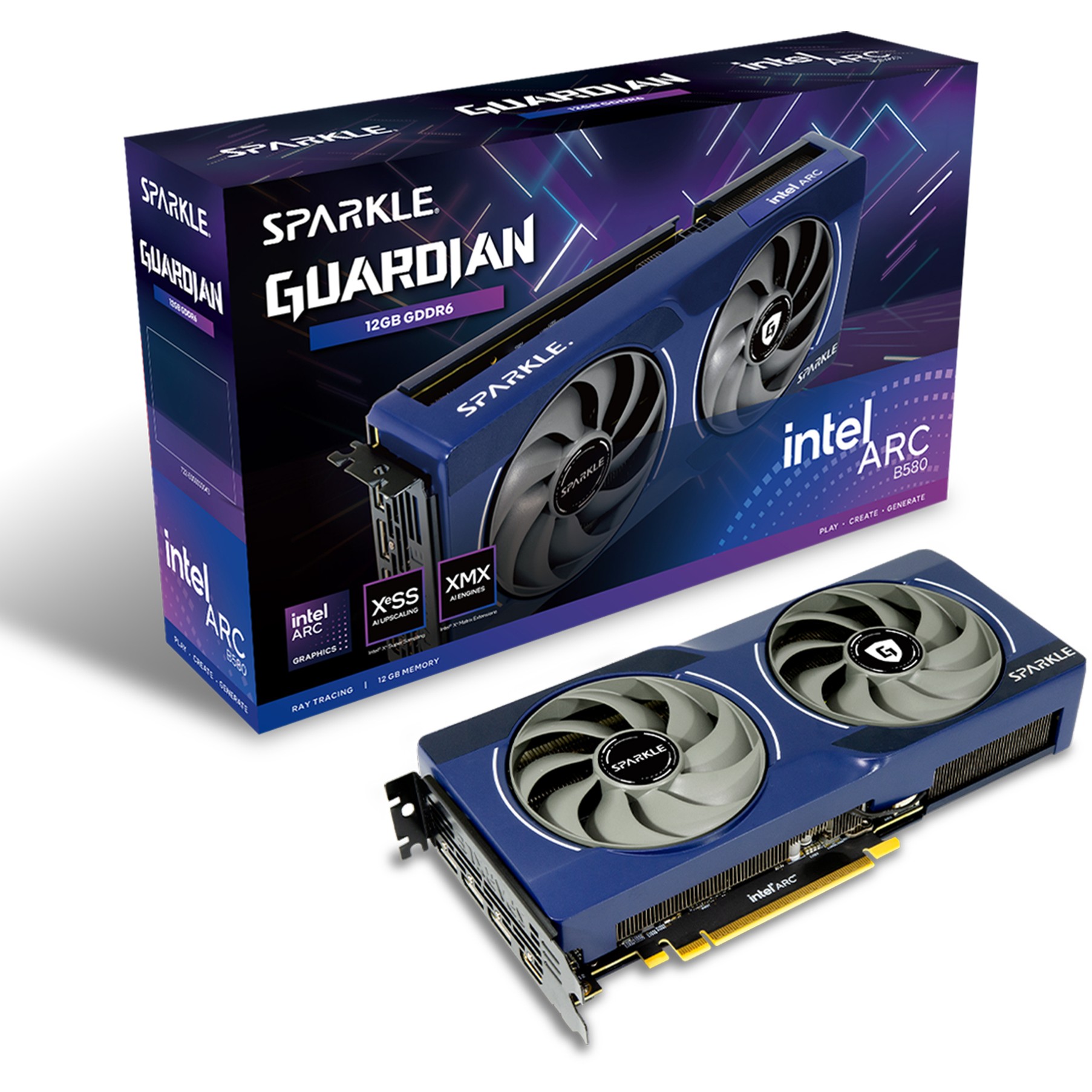 Kartelë Grafike Intel VGA Sparkle Intel Arc B580 Guardian / 12GB / GDDR6 - Figura 5