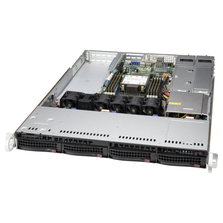 Rack Server Chassis 1U Supermicro CSE-815TQC4-R504WB3