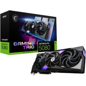 Kartelë Grafike Nvidia RTX 5080 16GB MSI Gaming Trio OC GDDR7 3Fan
