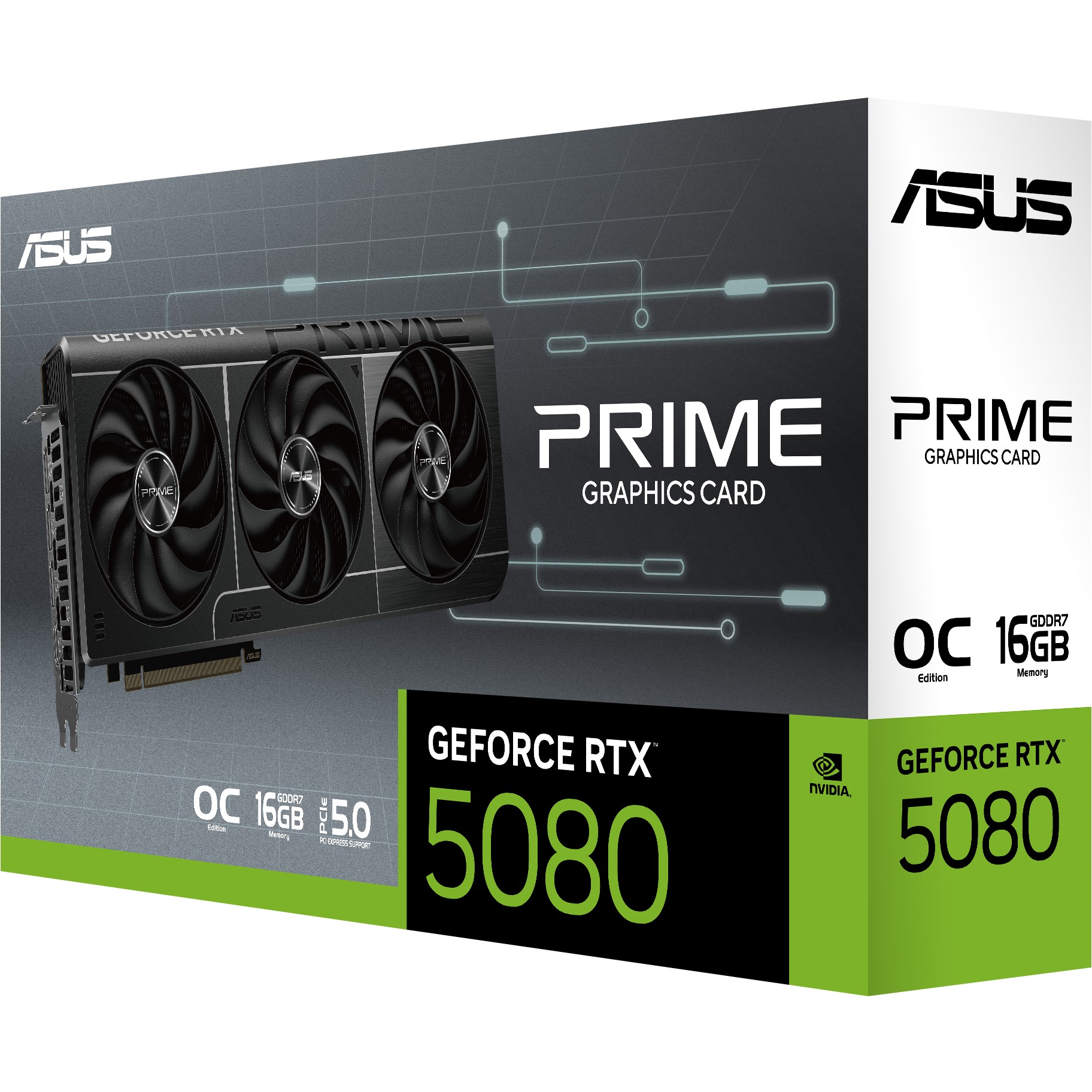 Kartelë Grafike Nvidia RTX 5080 16GB ASUS Prime OC GDDR7 3Fan - Figura 4